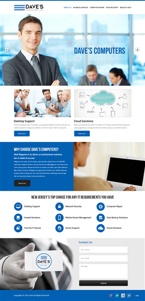 Wordpress Design by pb for David Molnar | Design: #5521830