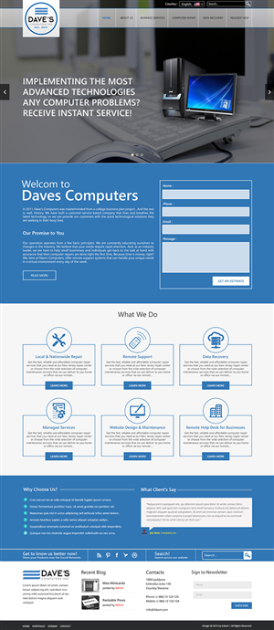 Diseño Wordpress por iLibart para David Molnar | Diseño #5510498