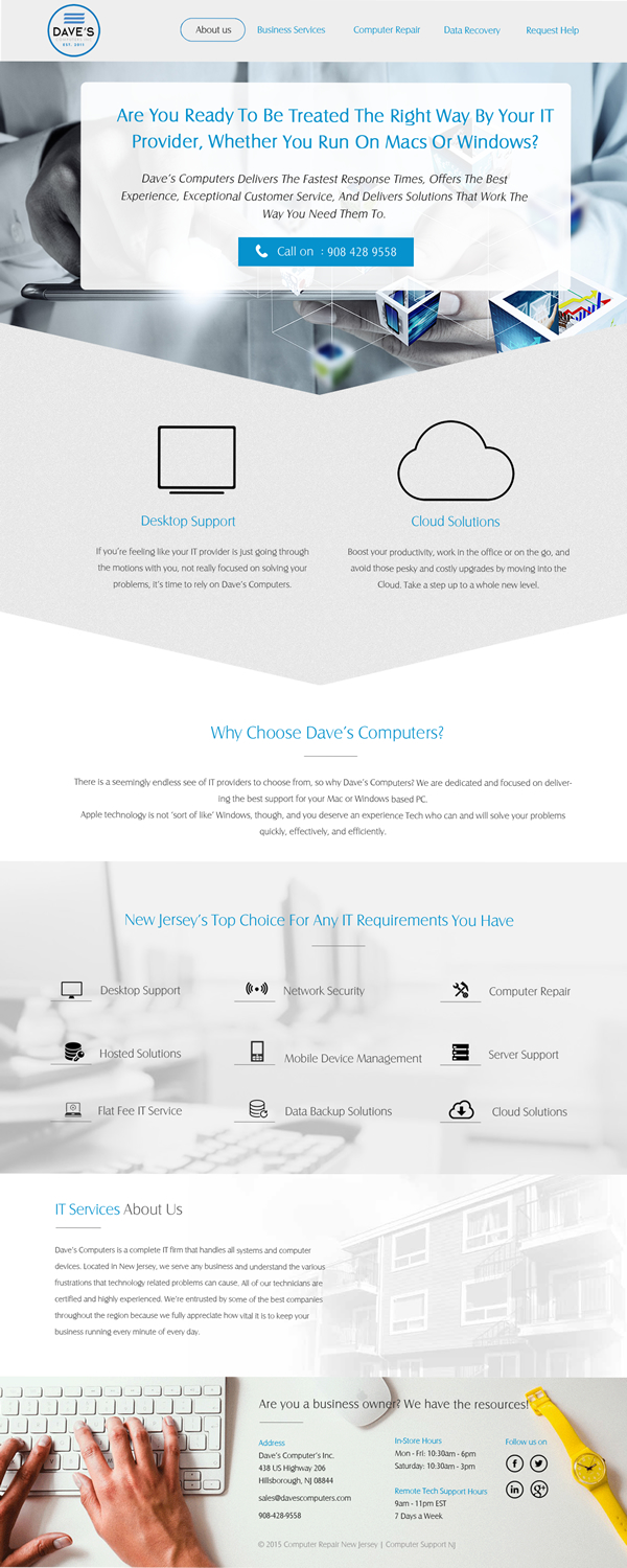 Wordpress Design by rightway for David Molnar | Design #5512662