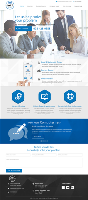 Wordpress Design by rightway for David Molnar | Design: #5512715