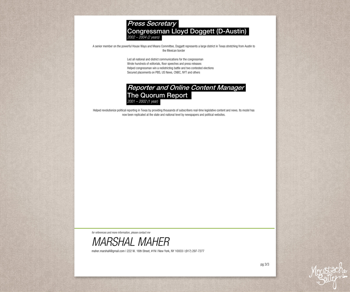 Lebenslauf-Design von Madge für dieses Projekt | Design #1523651