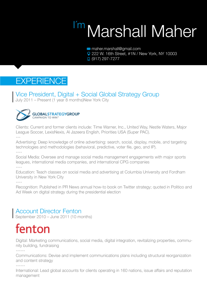 Resume Design by JCR for this project | Design #1518616