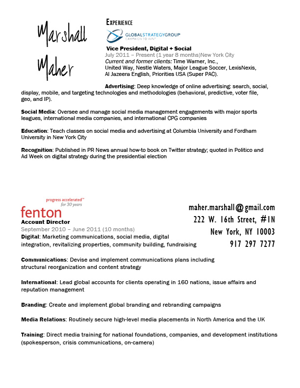 Design de CV par Brent pour ce projet | Design #1520392