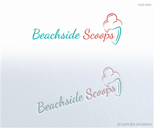 Beachside Scoops | Logo Design by Anthony