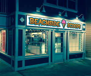 Beachside Scoops | Logo Design by Buck Tornado