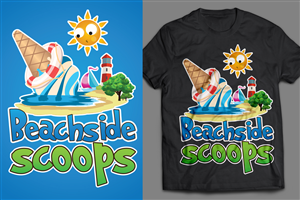 Beachside Scoops | Logo Design by Grafactory
