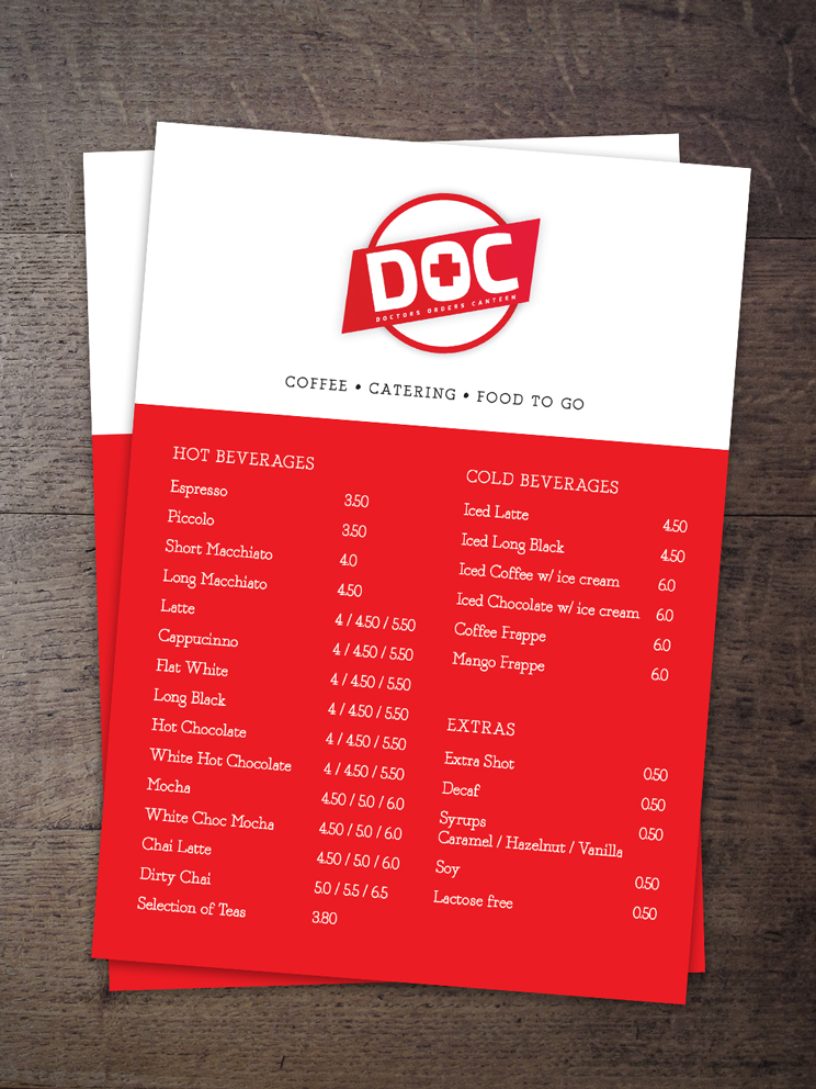 Menu Design by KC Salvador for this project | Design #5501483