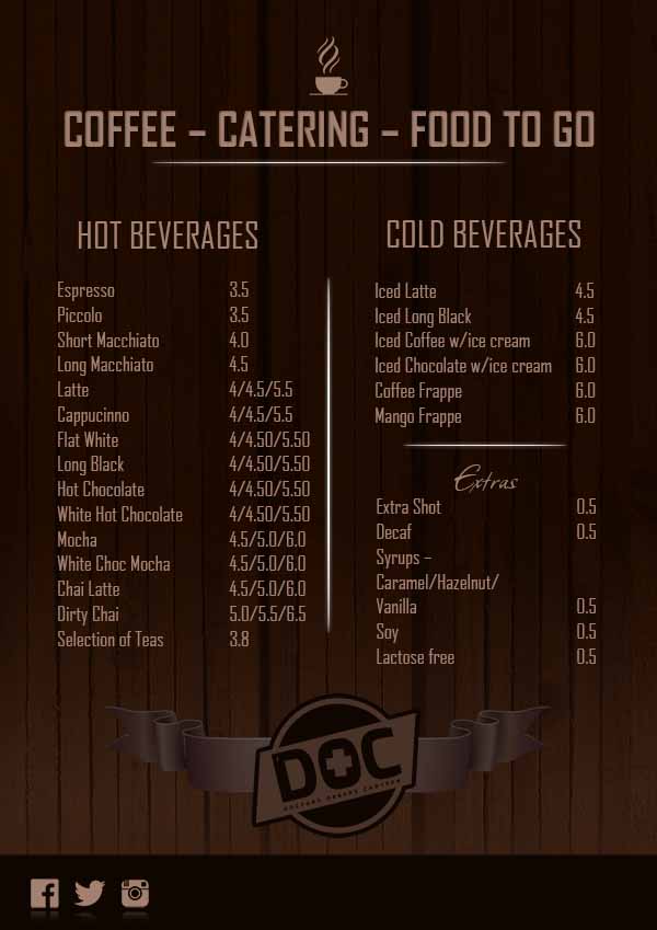 Menu Design by notskie for this project | Design #5510095