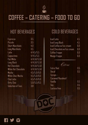 Menu Design by notskie for this project | Design: #5510095