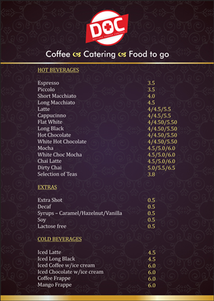 Menu Design by Nimal