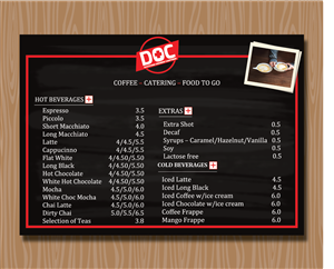 Design de Menu par designerk pour ce projet | Design : #5505651