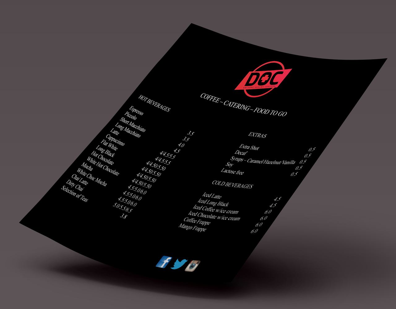 Diseño de Menú por Saumin Bhavsar para este proyecto | Diseño #5509186