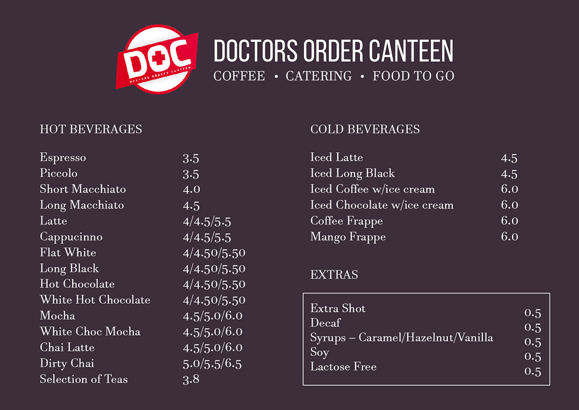 Menu Design by DZGNZR for this project | Design #5501921