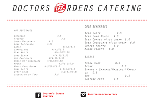 Menu Design by Nicolemcummins