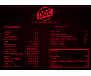 Design de Menu par Made by Soul pour ce projet | Design : #5501428