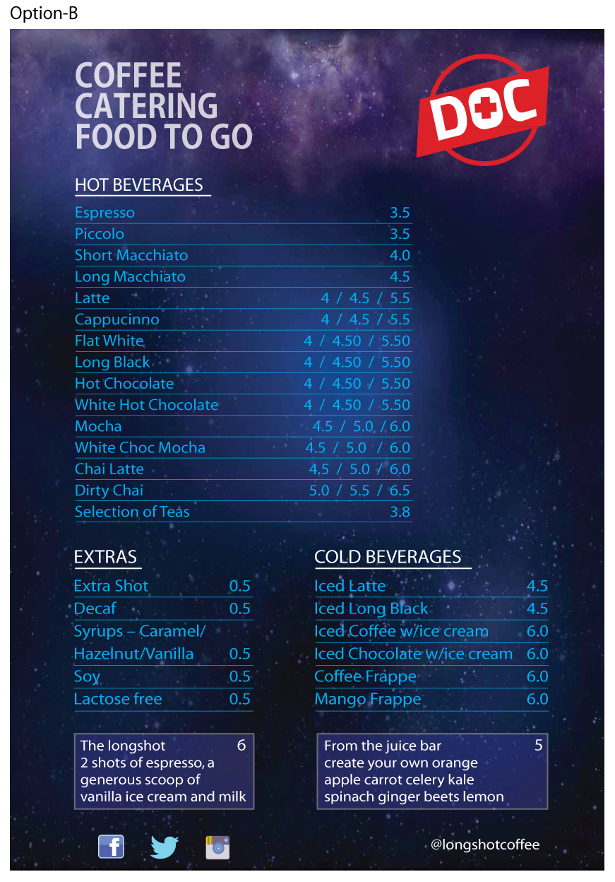 Menu Design by azmal007 for this project | Design #5515227