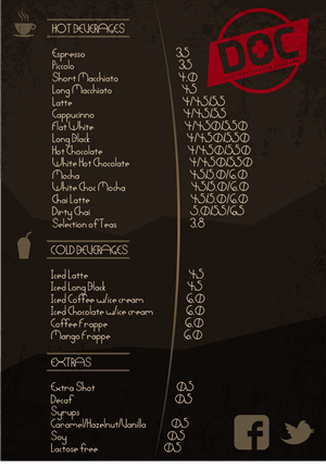 Design de Menu par Laleh pour ce projet | Design : #5506254