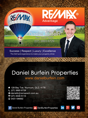Daniel Burfein Properties Card | Diseño de Tarjeta de Presentación por Sandaruwan