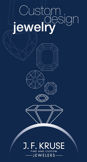 Werbetafel-Design von Alex Ciobanu für JF Kruse Jewelers | Design: #5528396