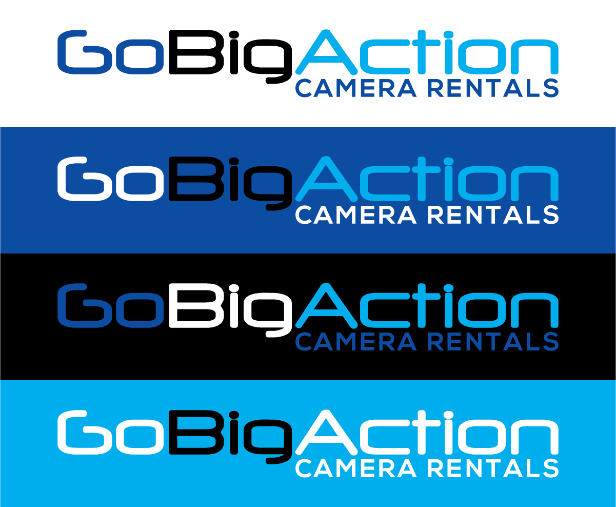 Logo Design by theK for Go Big Action Camera Rentals | Design: #5506632