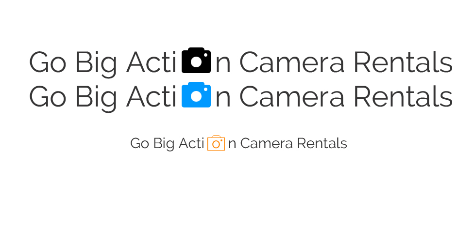 Diseño de Logo por Creations Box 2015 para Go Big Action Camera Rentals | Diseño #5552186
