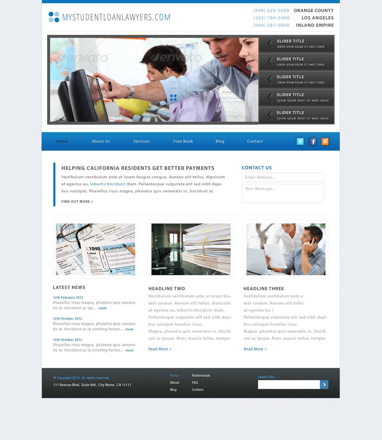 Wordpress Design by tinthumb for SLG | Design #1517476