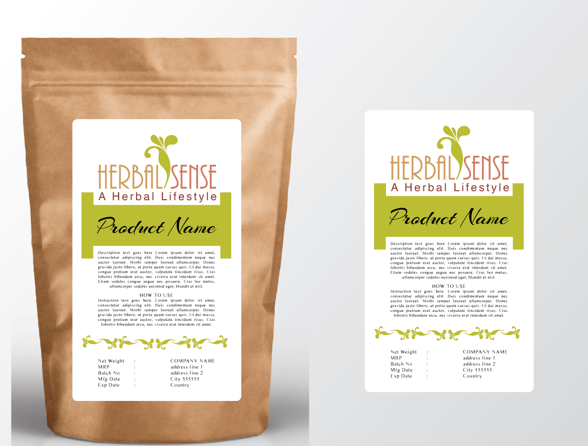 Sticker Design by GGV for Herbal Sense Pte Ltd | Design #5504307