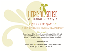 Diseño de Sticker por cpgraphicdesign para Herbal Sense Pte Ltd | Diseño #5513998