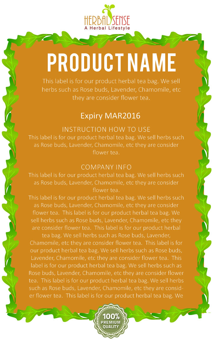 Sticker Design by roopaljain for Herbal Sense Pte Ltd | Design #5597279