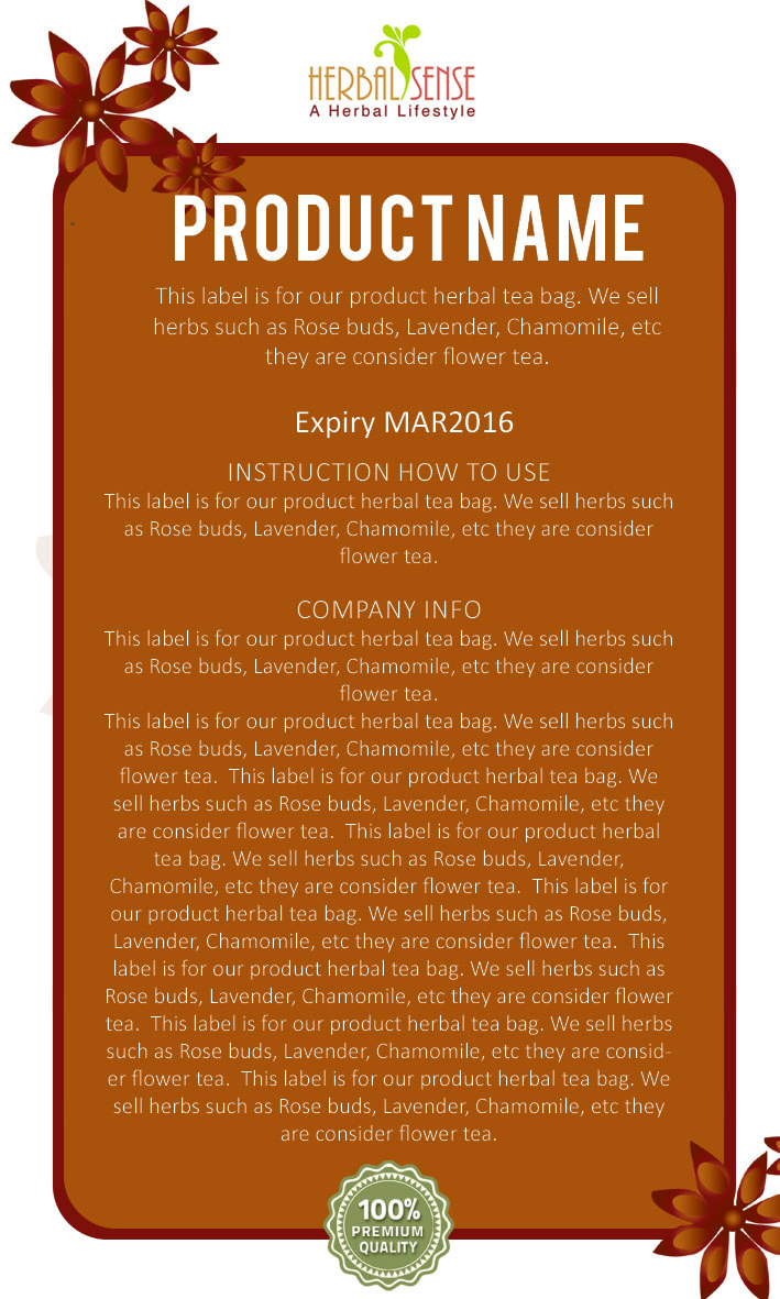 Sticker Design by roopaljain for Herbal Sense Pte Ltd | Design #5597288