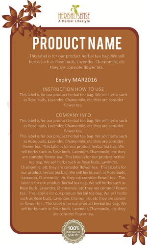 Sticker Design by roopaljain for Herbal Sense Pte Ltd | Design: #5597288