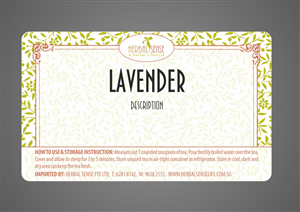 Sticker Design by Maestroto for Herbal Sense Pte Ltd | Design: #5596960