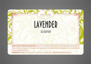 Sticker Design by Maestroto for Herbal Sense Pte Ltd | Design: #5596962