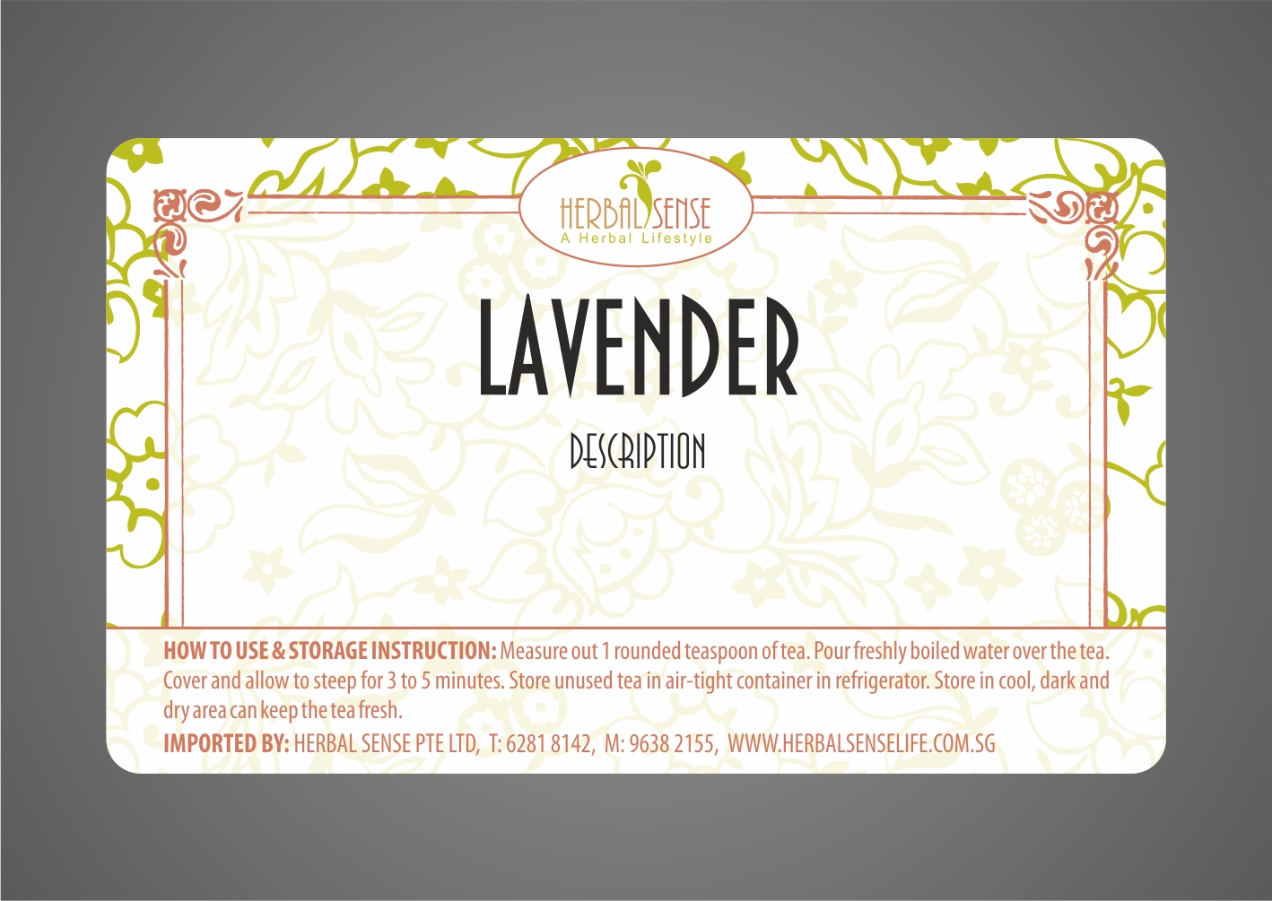 Sticker Design by Maestroto for Herbal Sense Pte Ltd | Design #5596975