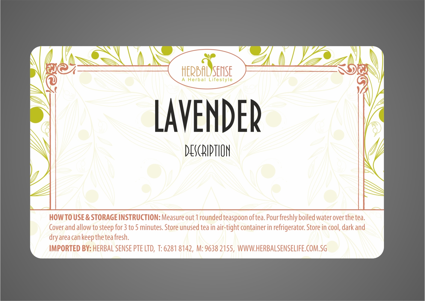 Sticker Design by Maestroto for Herbal Sense Pte Ltd | Design #5596982