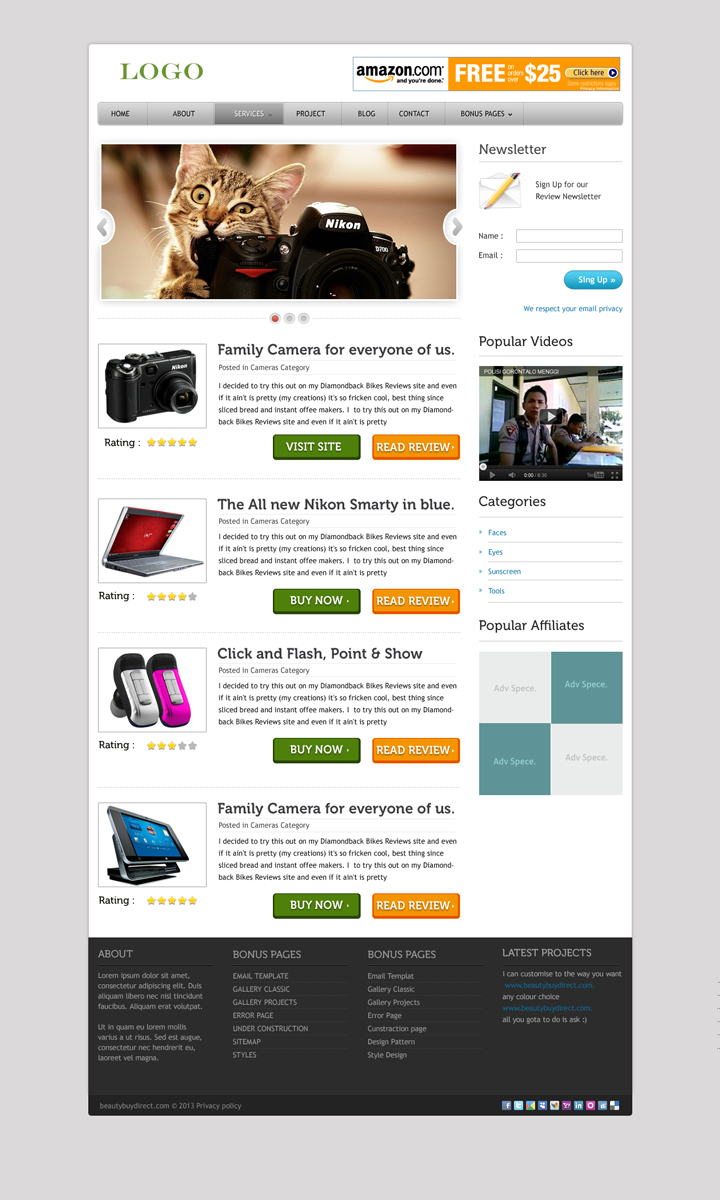 Wordpress Design by OngcorMedia for this project | Design #1526864
