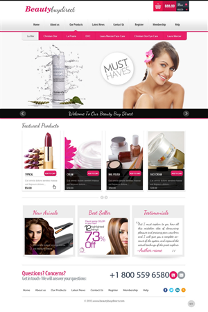 Wordpress Design by pb for this project | Design: #1519967