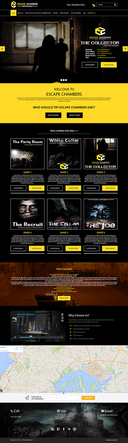 Diseño de Página de Aterrizaje por iLibart para este proyecto | Diseño #5544949