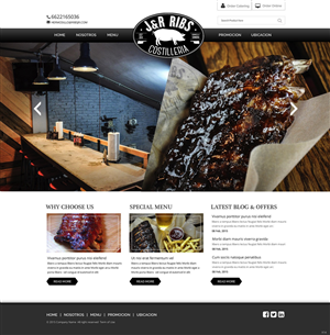 Web Design by pb for this project | Design: #5529060
