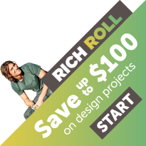 Rich Roll VIP Offer: Save up to $100 on your design project!