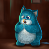 the blue