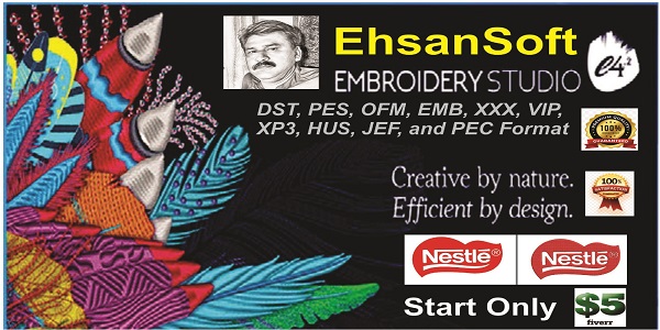 Embroidery Logo Digitizing