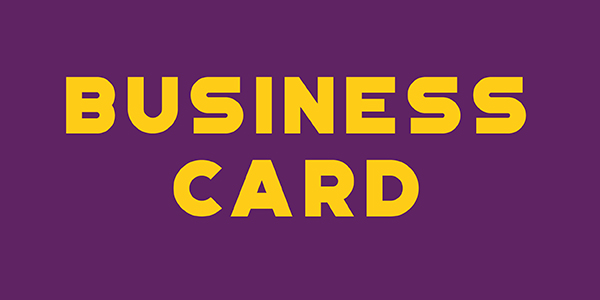 Create New Business Card
