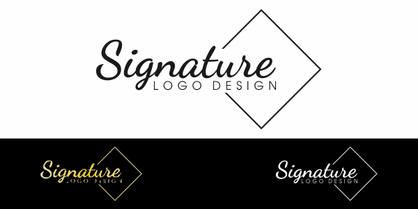 I Will Make Awesome Signature Logo