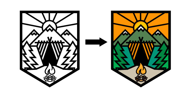 Recolor Existing Logo