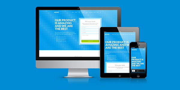 Coded Web Design (1 page)