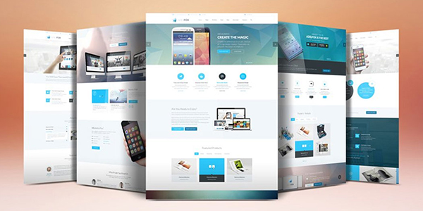 Coded Web Design (2+ pages)