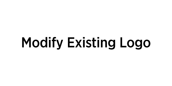 Modify Existing Logo