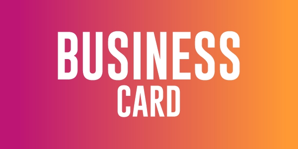 Create New Business Card