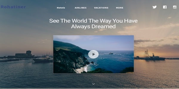 Coded Web Design (2+ pages)